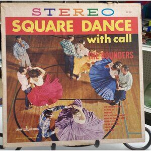 Square Dance With Call By The Rounders Vinyl Record Crown Records CST 242 Stereo